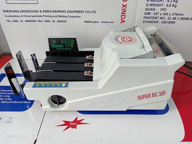 MÁY ĐẾM TIỀN XINDA SUPER BC 35F