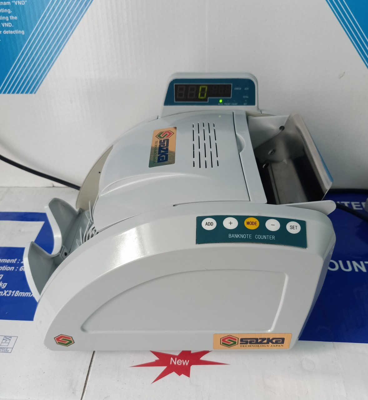 MÁY ĐẾM TIỀN SAZKA - TB0605