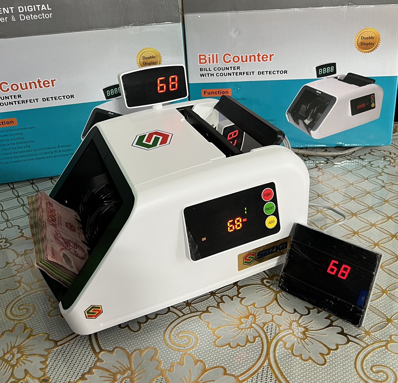 MÁY ĐẾM TIỀN SAZKA-TB1611