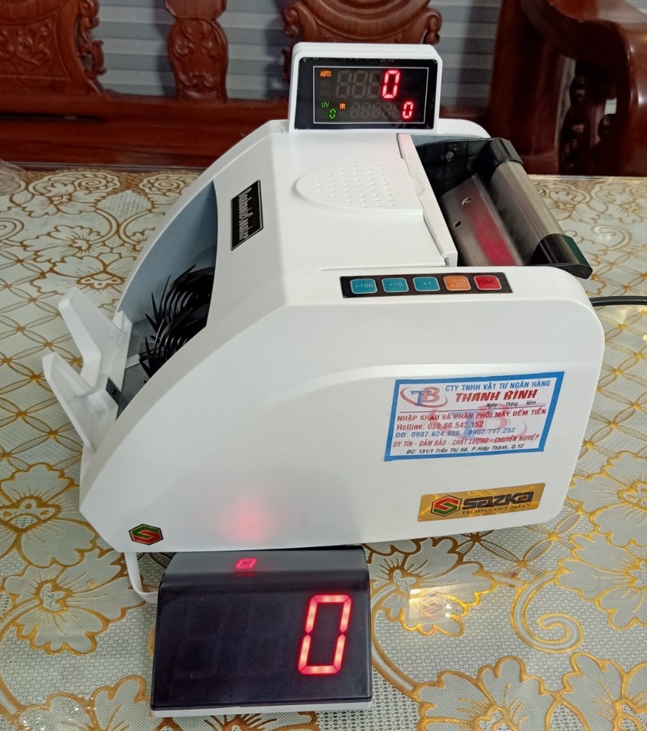 MÁY ĐẾM TIỀN SAZKA-TB2021PRO